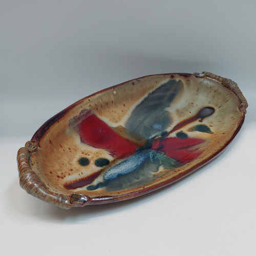 #220224 Platter Oval  15.5x7 $22 at Hunter Wolff Gallery